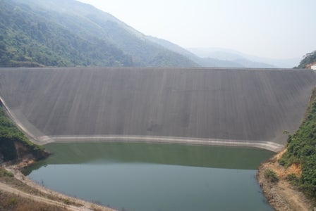 Bumbuna dam in Sierra Leone