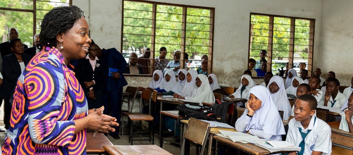 Visit to Turiani Secondary School in Tanzania