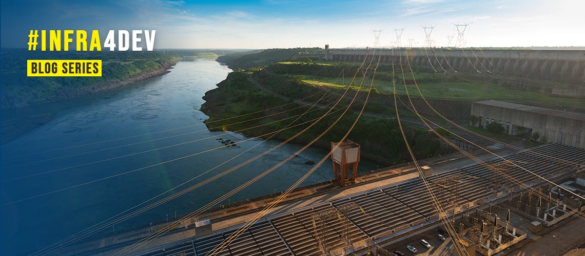 Power lines coming out from Itaipu Hydroelectric Dam | © Jose Luis Stephens, Shutterstock