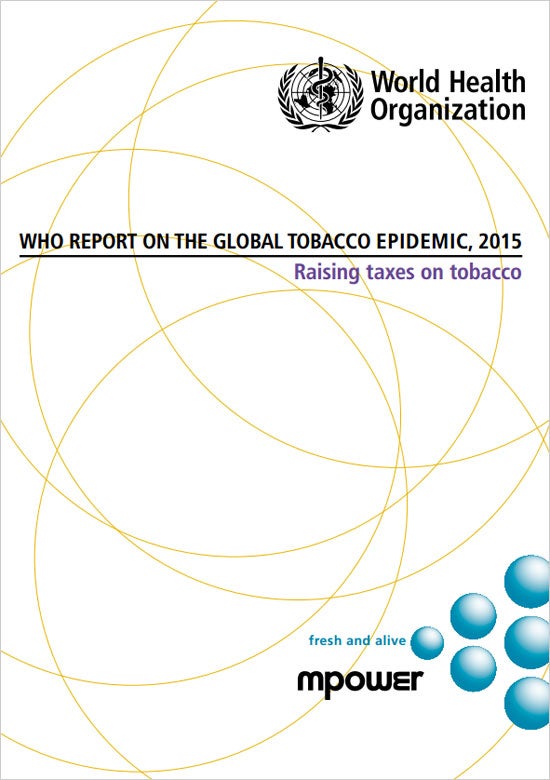 WHO report on the global tobacco epidemic, 2015