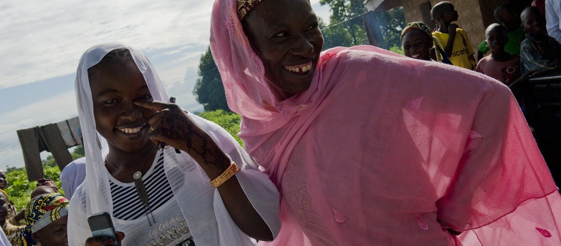 Women of Takalafiya-Lapai village (Niger State) are beneficiaries of Nigeria's Fadama II project.